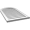 Ekena Millwork Round Top Surface Mount PVC Gable Vent w/ 2"W x 1-1/2"P Brickmould Frame, 20"W x 36"H GVPRT20X3602SN - alternate 4